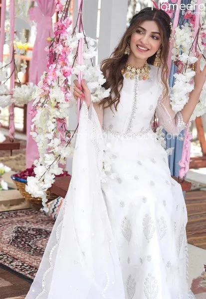 Premium White Frocks Pakistani Dress for Eid #PN461