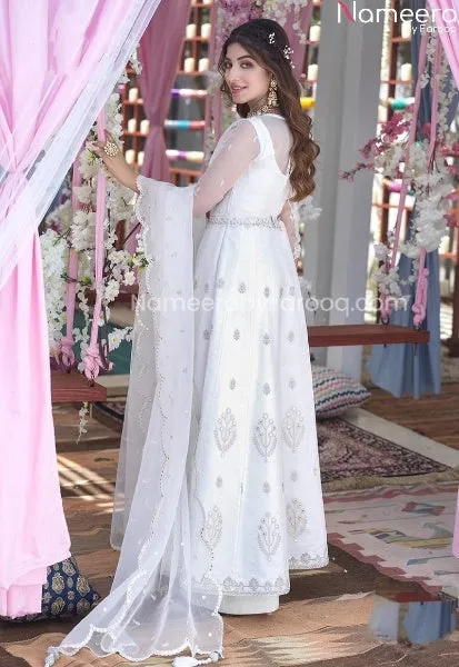Premium White Frocks Pakistani Dress for Eid #PN461