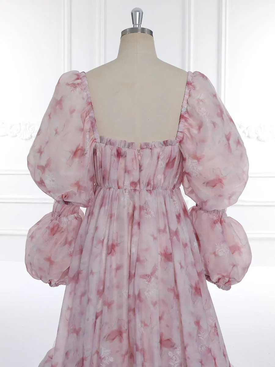 Princess Christmas Holiday Season Gown Colorful Floral Wedding Dresses Photo Shoot Dress YW231114
