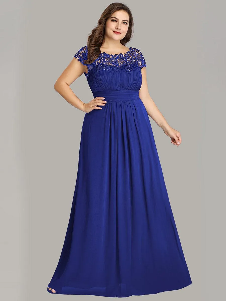 Robe mariage invitée en mousseline élégante et fluide