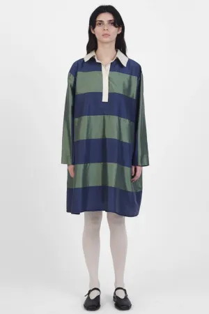 Rugby Dress, Fern/Wilhem, Ivory