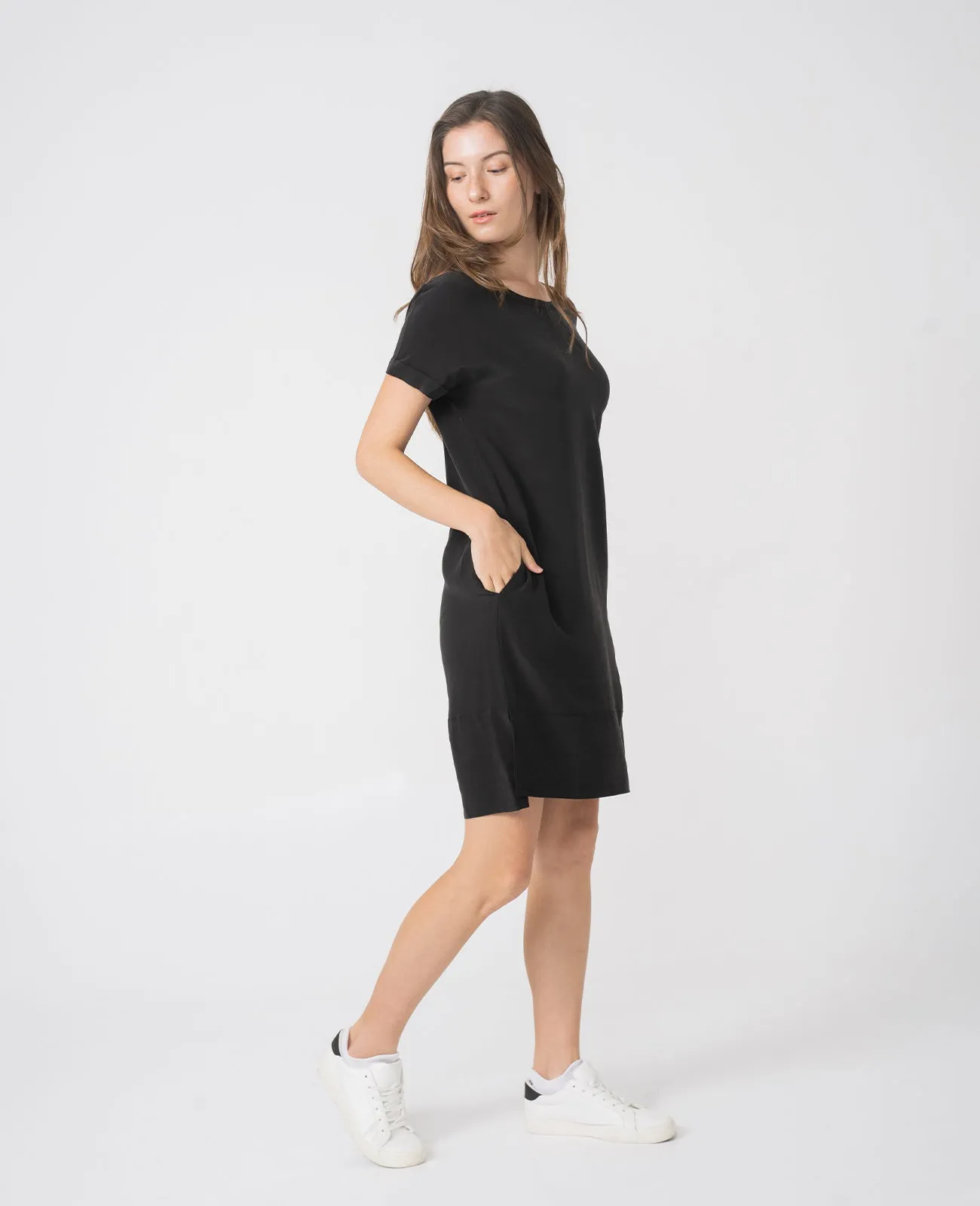 Silk Tee Dress