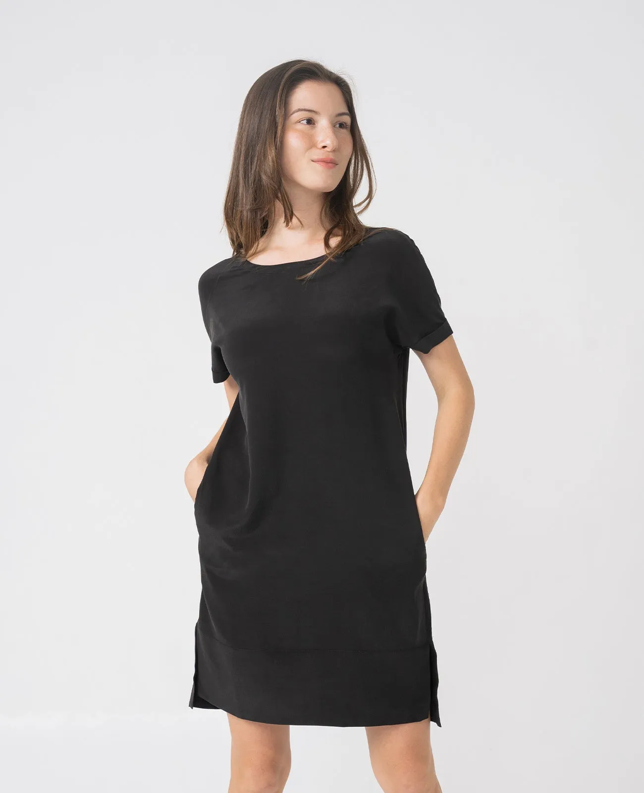 Silk Tee Dress