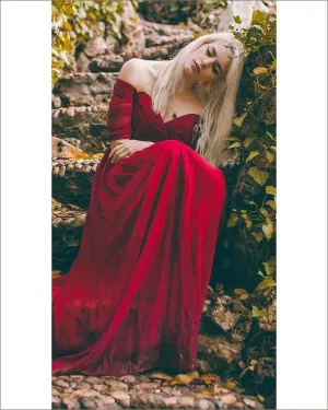 Simple Burgundy Prom Dresses 2018 Off The Shoulder Women Long Prom Gowns for Party