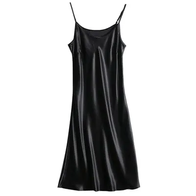SuyaDream Frauen Seide Sleepdress 100% ECHT Silk Satin Spaghetti Strap Lange Nachthemden 2020 Sommer Neue Hause Kleider