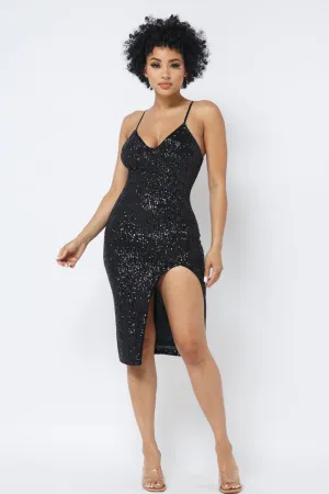 THE GLITZ DRESS (BLACK)