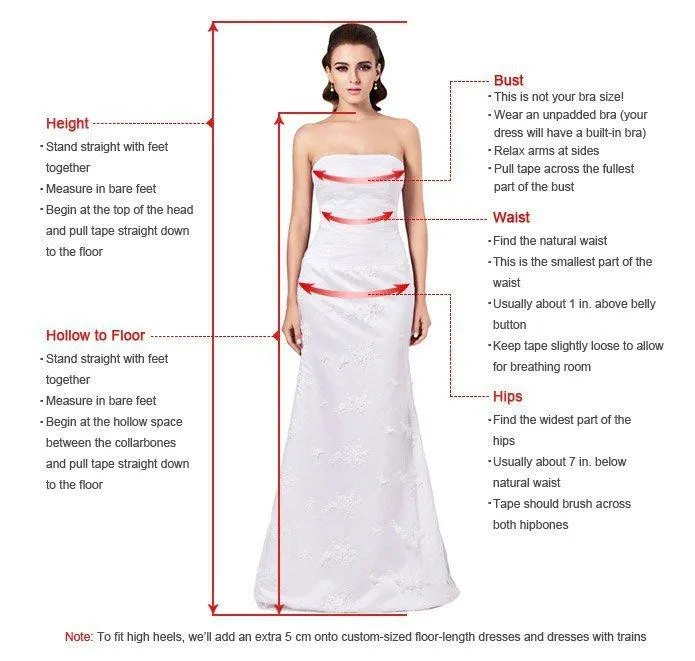 V-Neck White Satin Lace Bridal Gown With Pocket