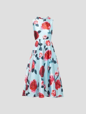 Veronica Dress in Park Ave Rose