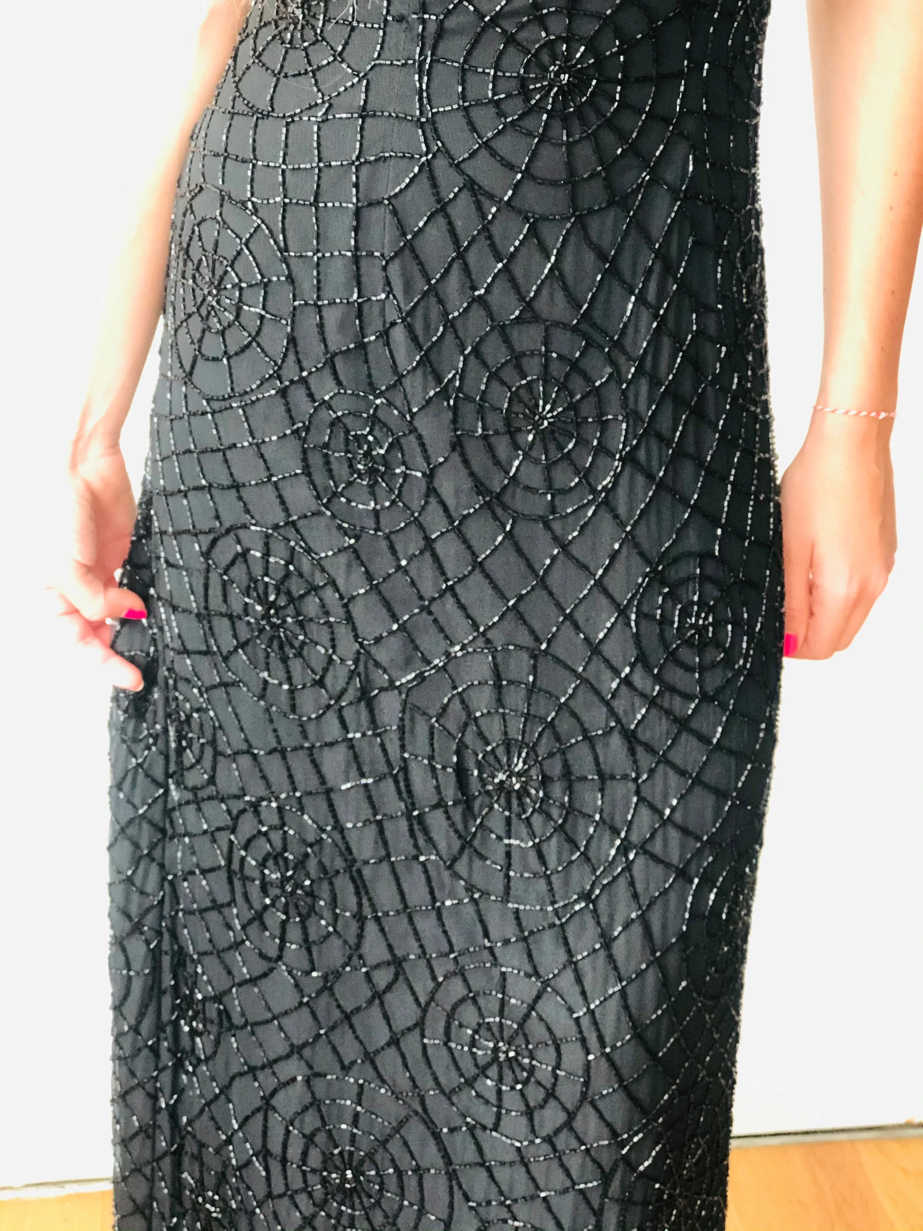 Vintage Find - Beaded Spiderweb Dress