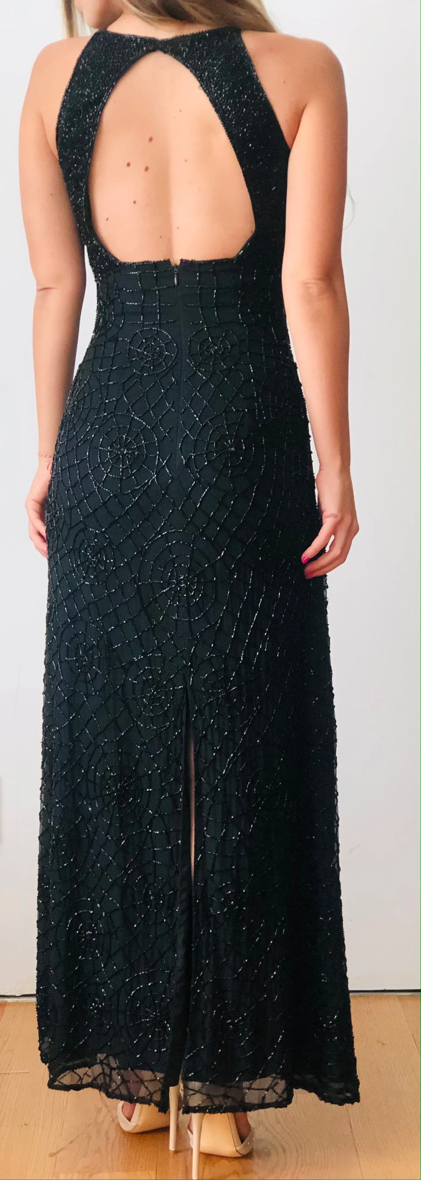 Vintage Find - Beaded Spiderweb Dress