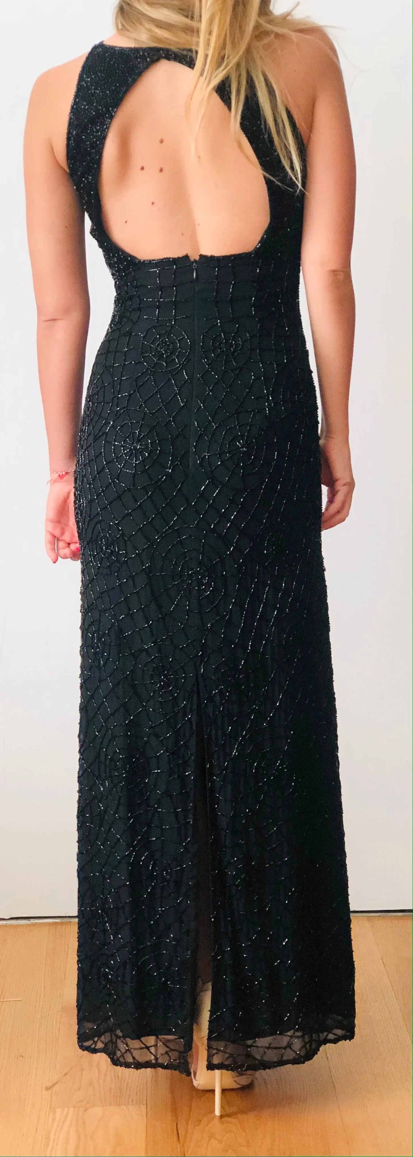 Vintage Find - Beaded Spiderweb Dress