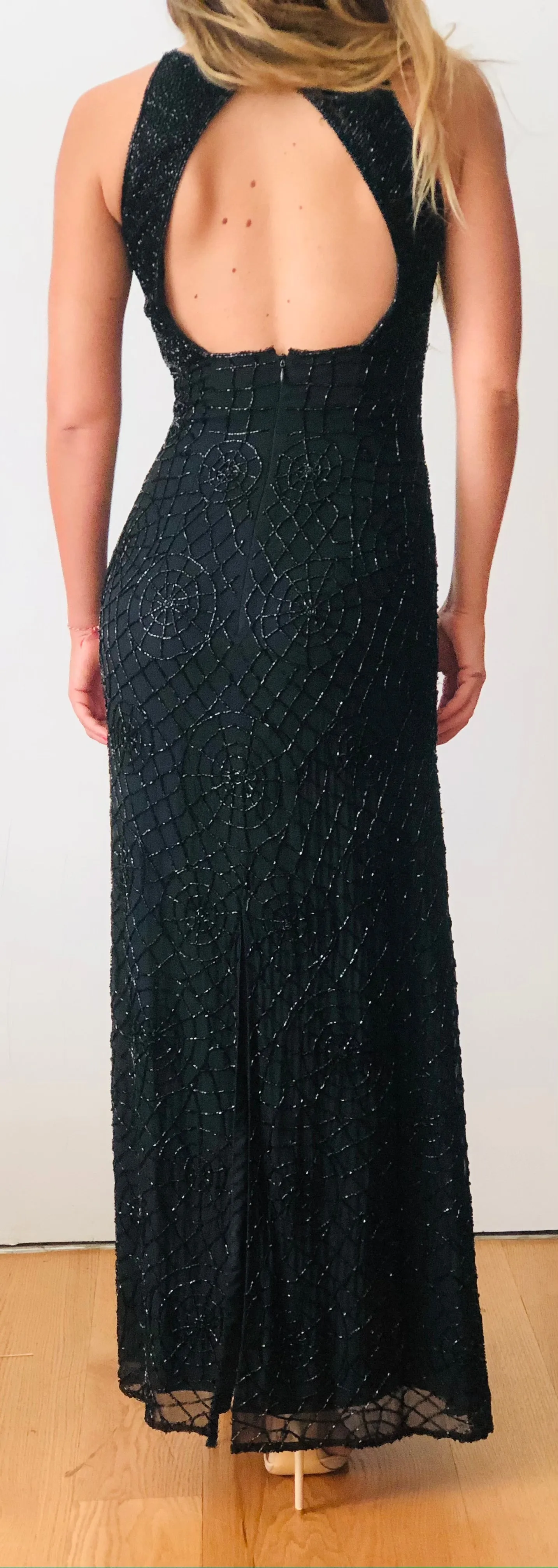 Vintage Find - Beaded Spiderweb Dress