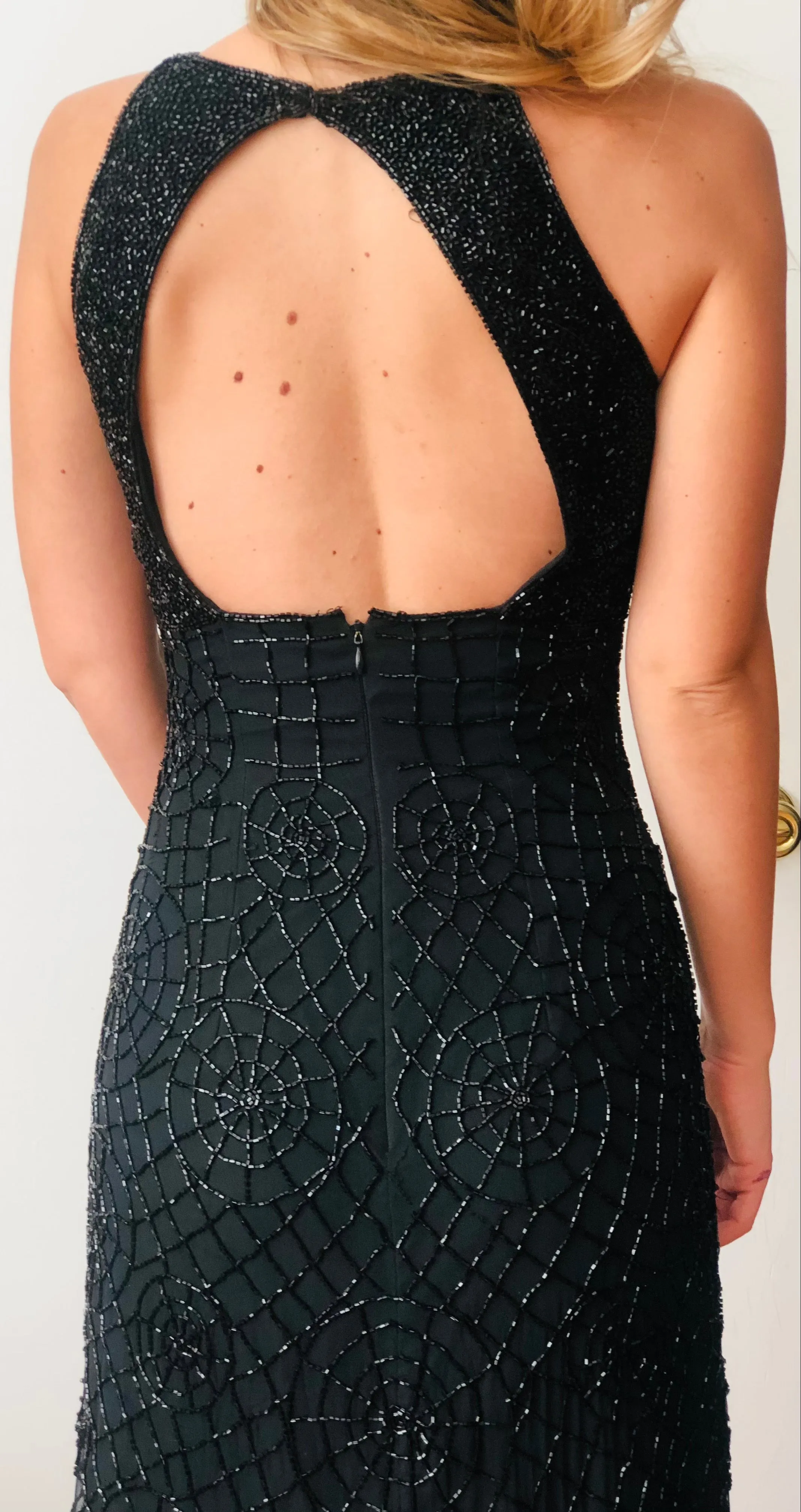 Vintage Find - Beaded Spiderweb Dress