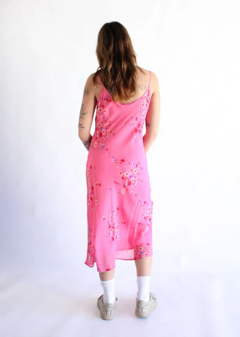 Vintage Floral Dress D0112