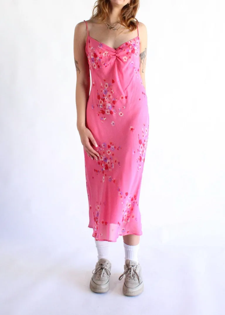 Vintage Floral Dress D0112