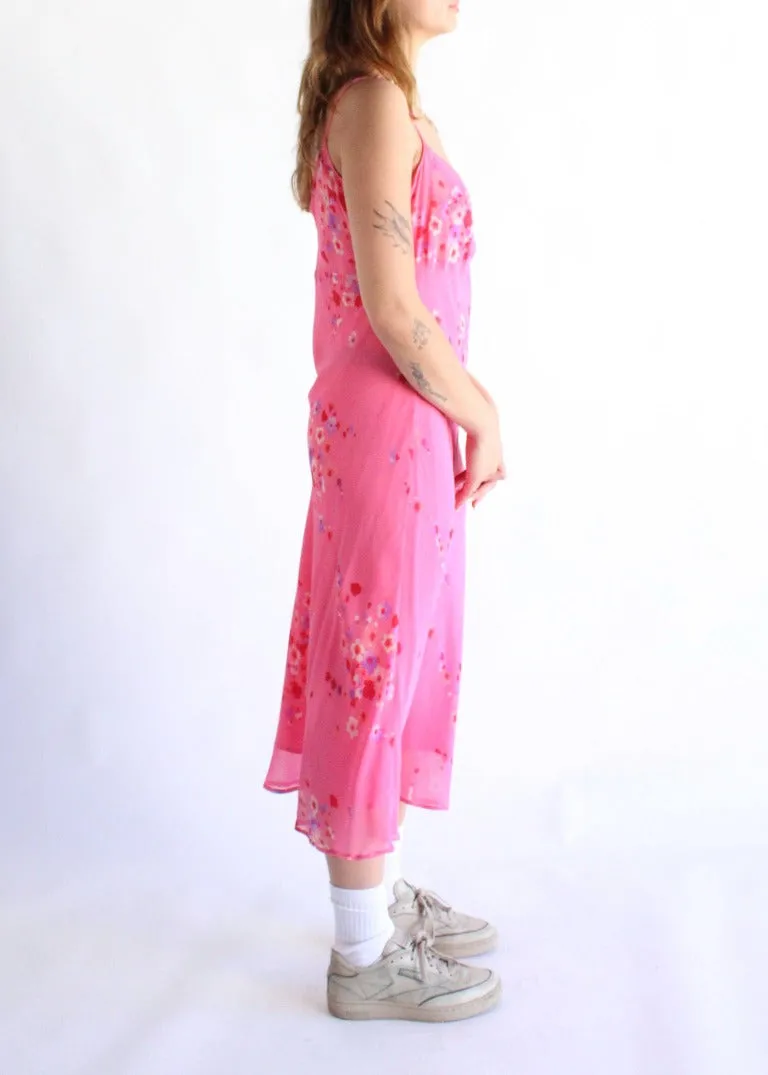 Vintage Floral Dress D0112