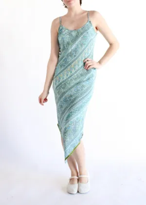 Vintage Paisley Dress D0499