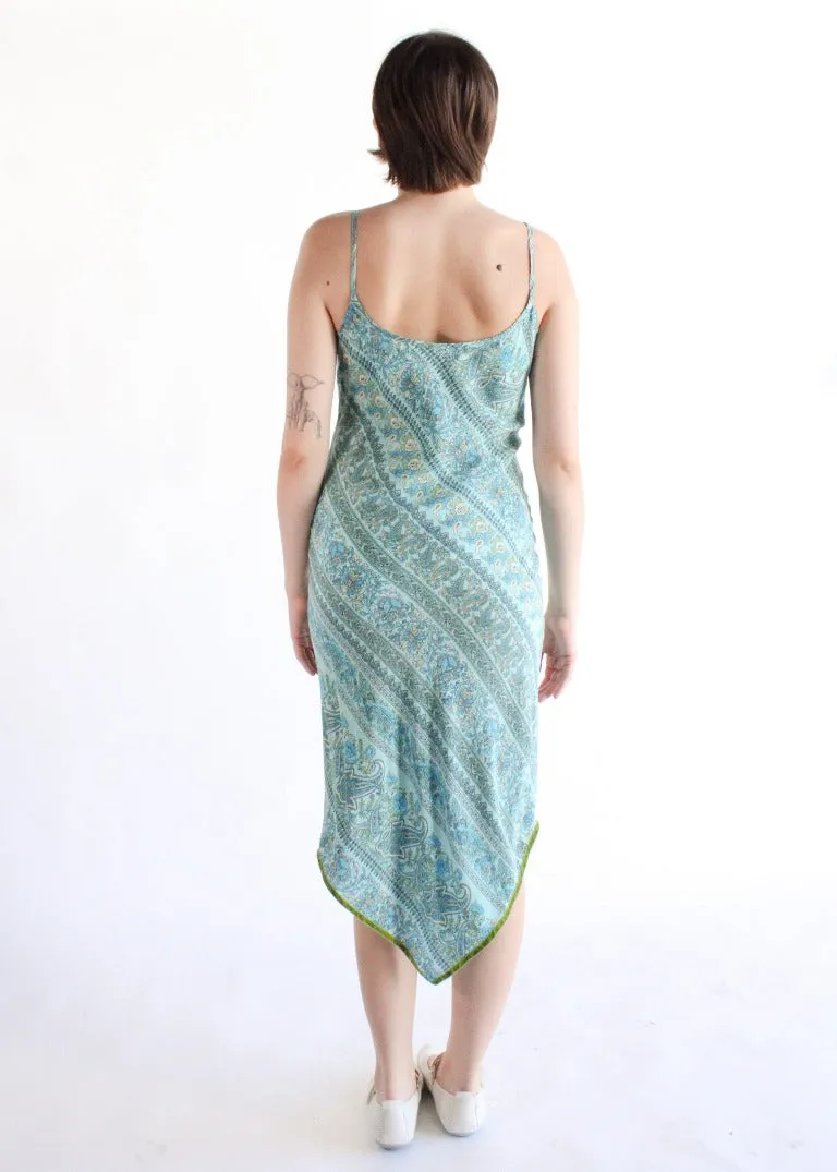 Vintage Paisley Dress D0499
