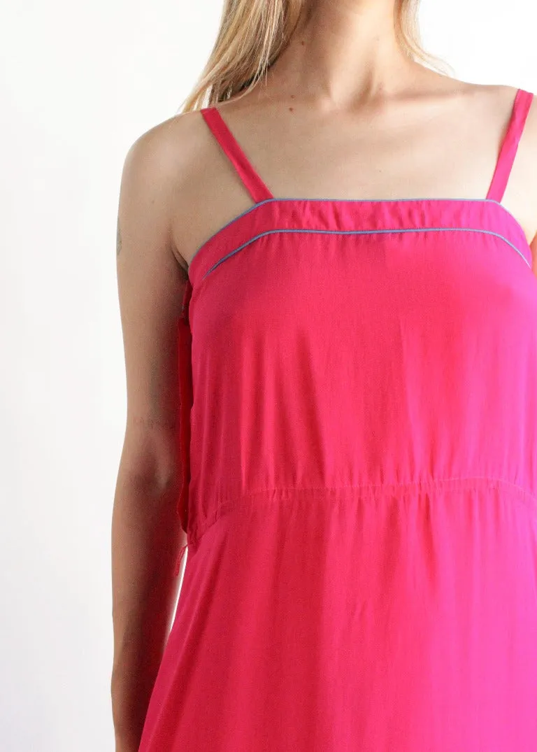 Vintage Silk Dress D0089