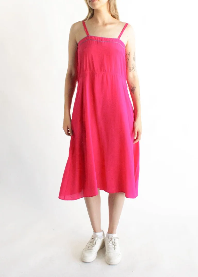 Vintage Silk Dress D0089