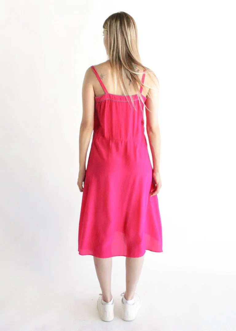 Vintage Silk Dress D0089